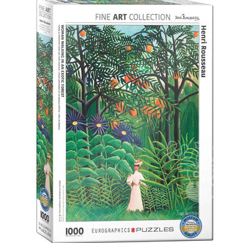 Eurographics Eurographics Fine Art Rousseau: Woman Walking in an Exotic Forest Puzzle 1000pcs