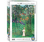 Eurographics Rousseau: Woman Walking in an Exotic Forest Puzzle 1000pcs
