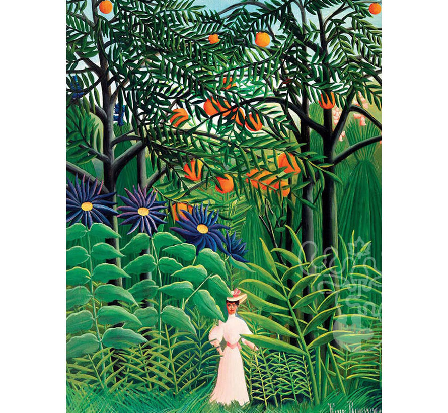 Eurographics Fine Art Rousseau: Woman Walking in an Exotic Forest Puzzle 1000pcs