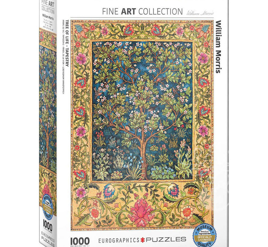 Eurographics Fine Art Morris: Tree of Life Tapestry Puzzle 1000pcs