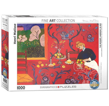 Eurographics Eurographics Fine Art Matisse: The Dessert: Harmony in Red Puzzle 1000pcs