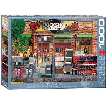 Eurographics Eurographics Artist Label Normand: Rock Shop Puzzle 1000pcs