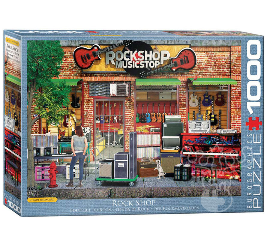 Eurographics Artist Label Normand: Rock Shop Puzzle 1000pcs