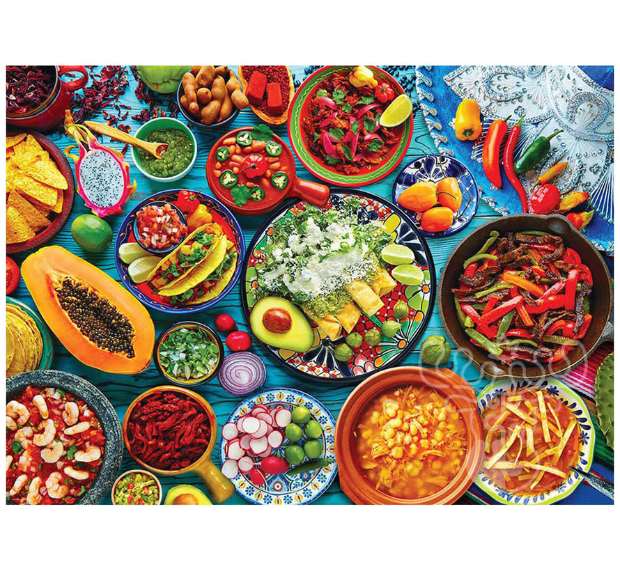 Eurographics Food: Mexican Table Puzzle 1000pcs