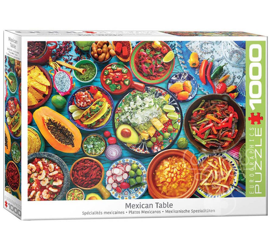 Eurographics Food: Mexican Table Puzzle 1000pcs