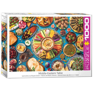 Eurographics Eurographics Food: Middle Eastern Table Puzzle 1000pcs