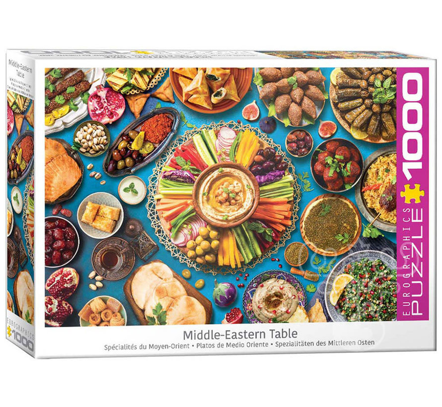 Eurographics Food: Middle Eastern Table Puzzle 1000pcs