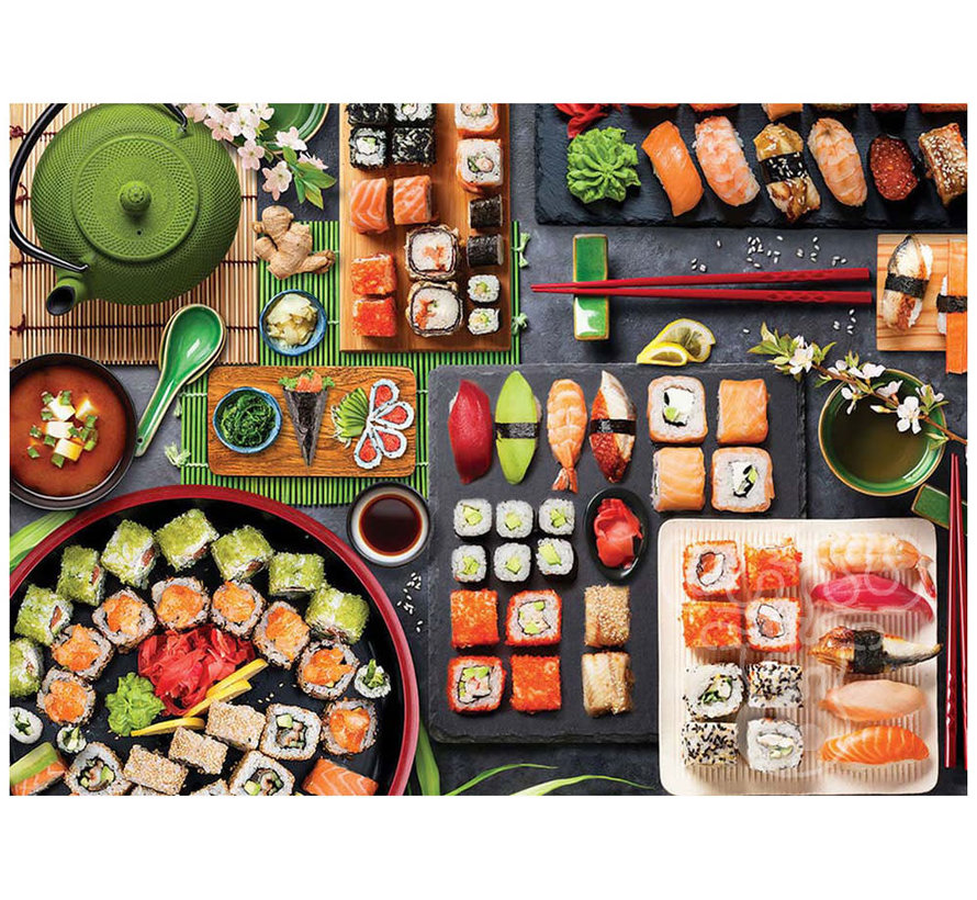 Eurographics Food: Sushi Table Puzzle 1000pcs