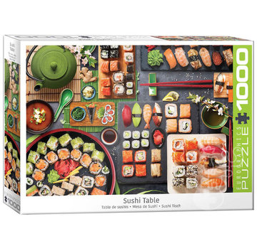 Eurographics Eurographics Food: Sushi Table Puzzle 1000pcs