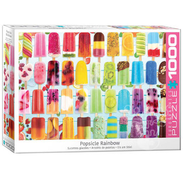 Eurographics Eurographics Food: Popsicle Rainbow Puzzle 1000pcs