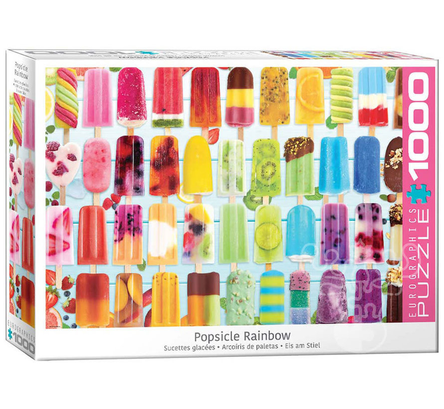 Eurographics Food: Popsicle Rainbow Puzzle 1000pcs