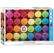 Eurographics Eurographics Food: Cupcake Rainbow Puzzle 1000pcs
