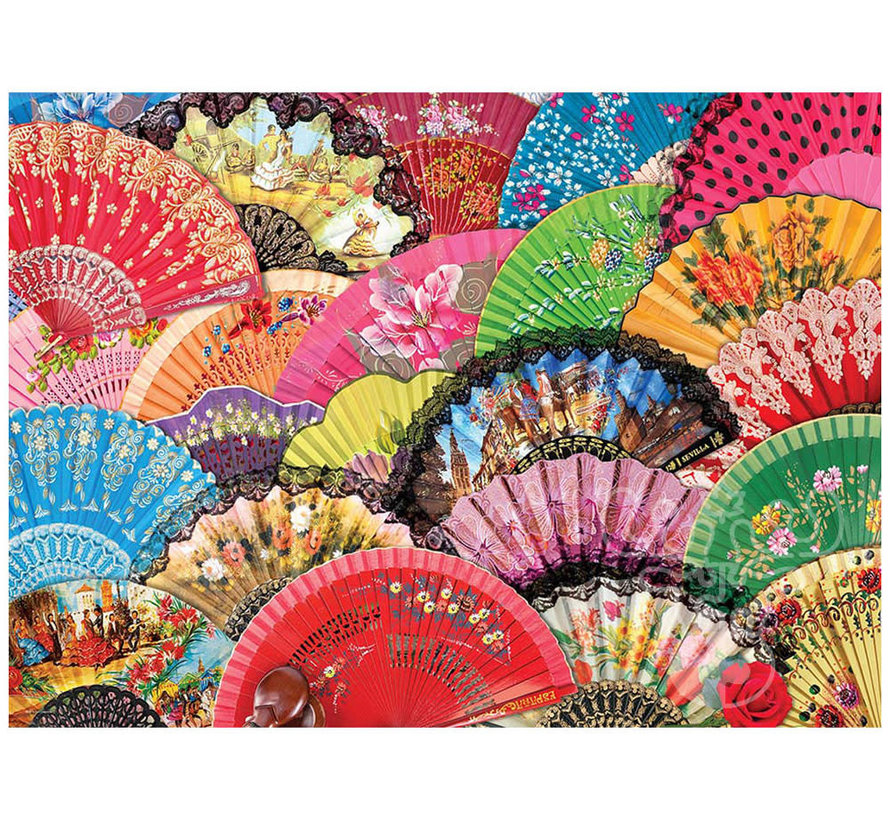 Eurographics Colors of the World: Spanish Fans Puzzle 1000pcs