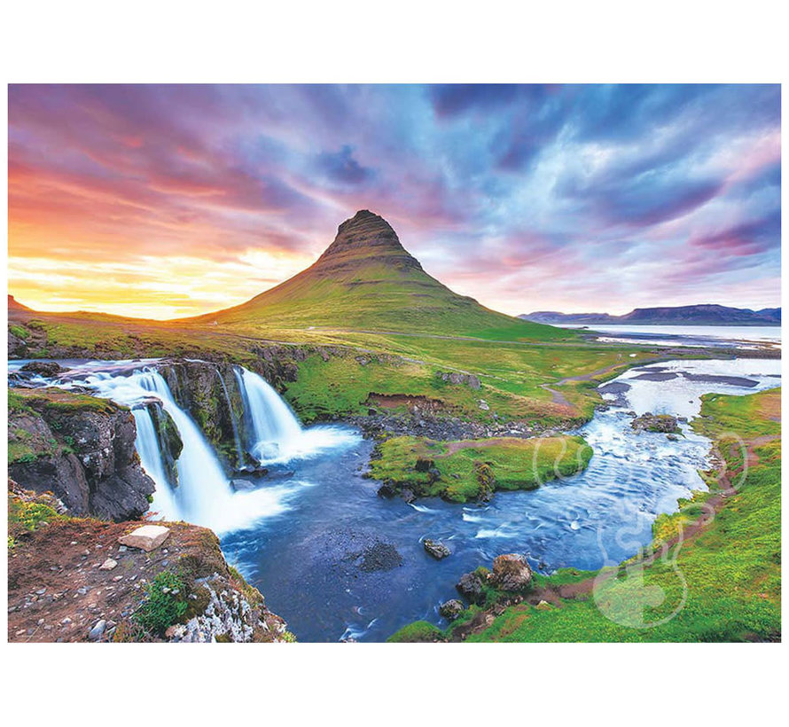 Eurographics Photography HDR: Kirkjufell Mountain, Iceland Puzzle 1000pcs
