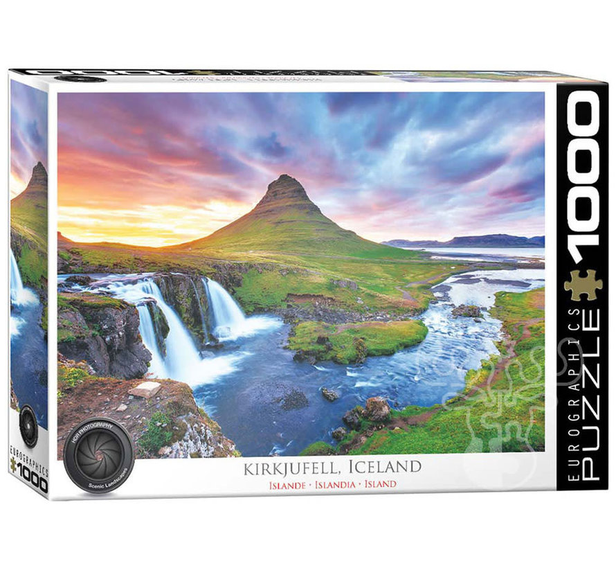 Eurographics HDR Photography: Kirkjufell Mountain, Iceland Puzzle 1000pcs