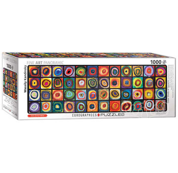 Eurographics Eurographics Panoramic: Fine Art Kandinsky: Color Squares Panoramic Puzzle 1000pcs
