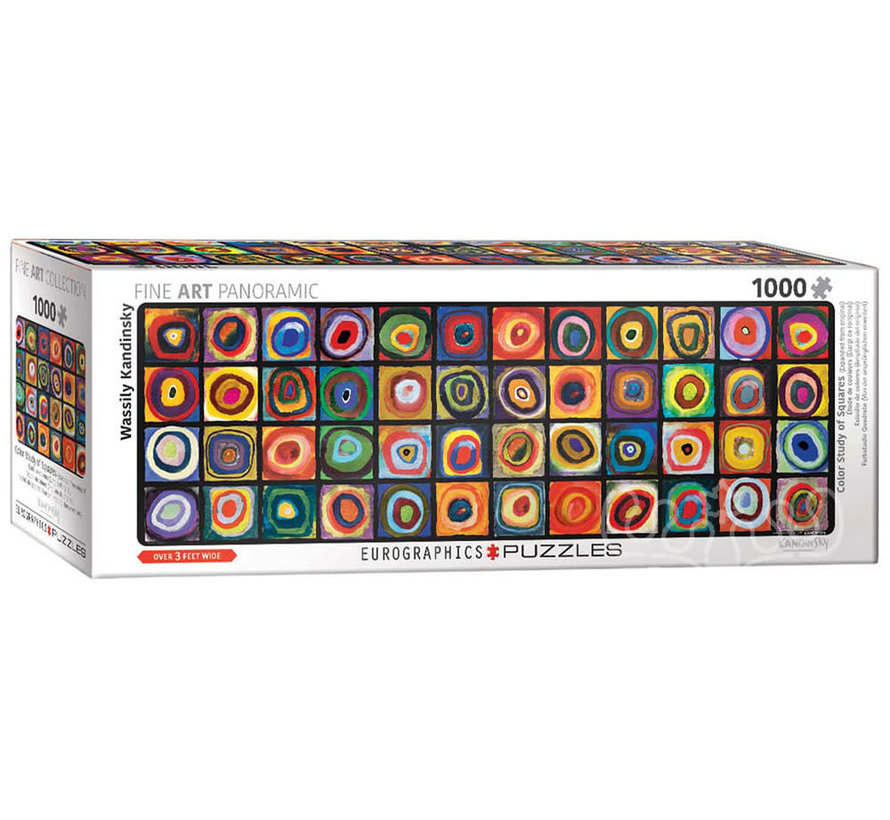 Eurographics Kandinsky: Color Squares Panoramic Puzzle 1000pcs