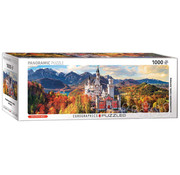 Eurographics Eurographics Panoramic: Neuschwanstein Castle in Autumn Panoramic Puzzle 1000pcs
