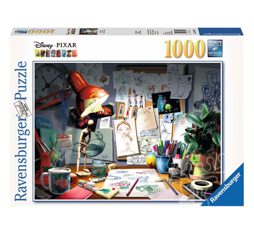 Ravensburger Disney The Artist's Desk Puzzle 1000pcs**