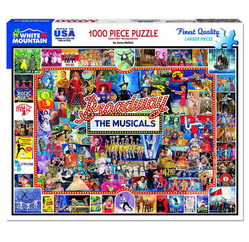 White Mountain White Mountain Broadway the Musicals Puzzle 1000pcs