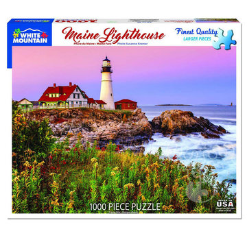 White Mountain White Mountain Maine Lighthouse Puzzle 1000pcs