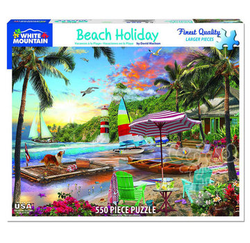 White Mountain White Mountain Beach Holiday Puzzle 500pcs