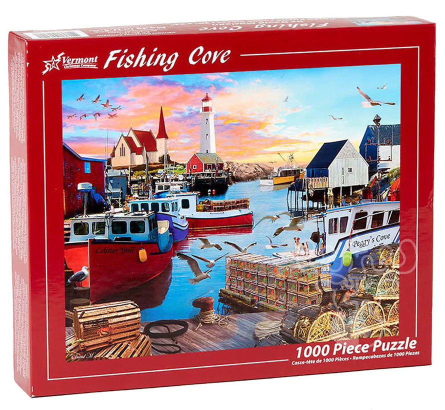 Vermont Christmas Co. Fishing Cove Puzzle 1000pcs