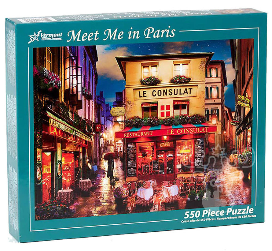 Vermont Christmas Co. Meet Me in Paris Puzzle 550pcs