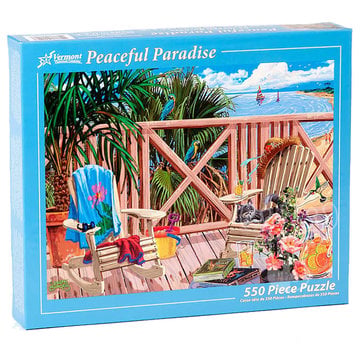 Vermont Christmas Company FINAL SALE Vermont Christmas Co. Peaceful Paradise Puzzle 550pcs