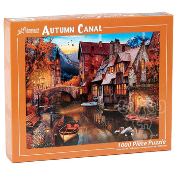 Vermont Christmas Company Vermont Christmas Co. Autumn Canal Puzzle 1000pcs