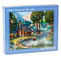 Vermont Christmas Co. House By the Lake Puzzle 1000pcs