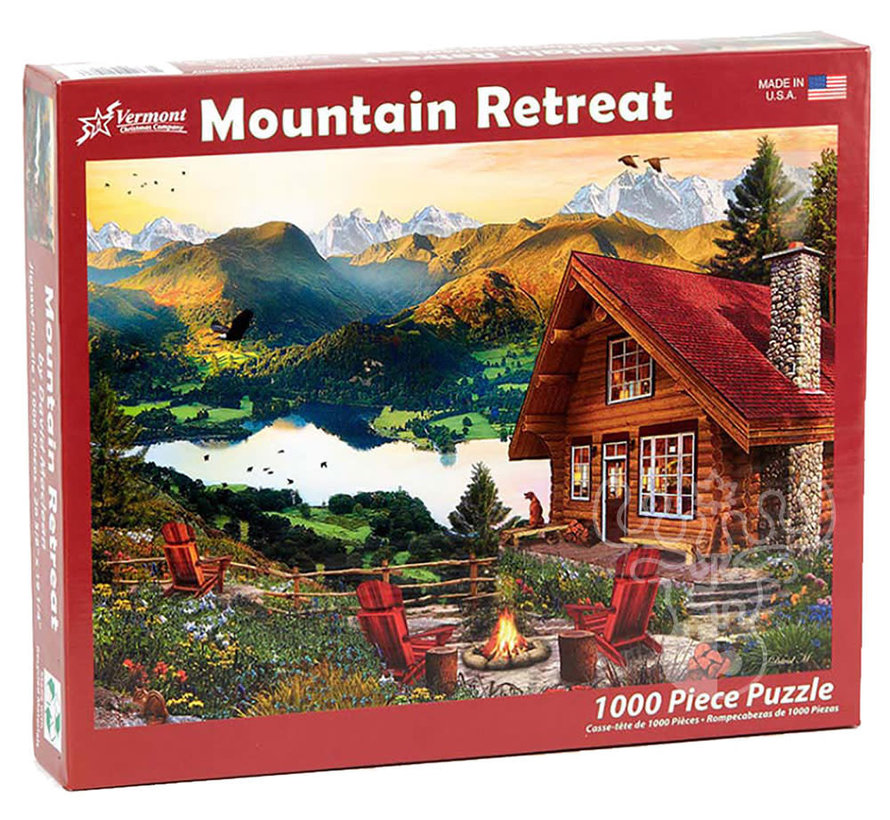 Vermont Christmas Co. Mountain Retreat Puzzle 1000pcs