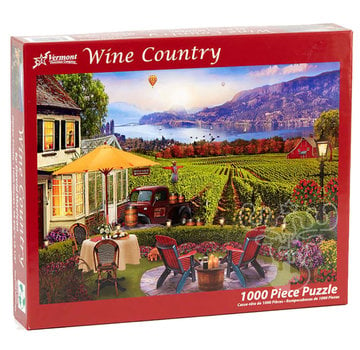 Vermont Christmas Company Vermont Christmas Co. Wine Country Puzzle 1000pcs