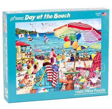 Vermont Christmas Company Vermont Christmas Co. Day at the Beach Puzzle 1000pcs