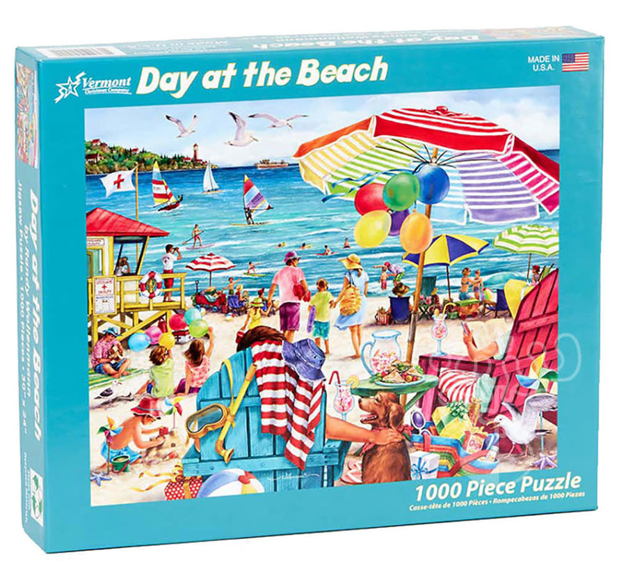 Vermont Christmas Co. Day at the Beach Puzzle 1000pcs