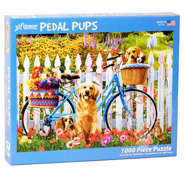 Vermont Christmas Company Vermont Christmas Co. Pedal Pups Puzzle 1000pcs