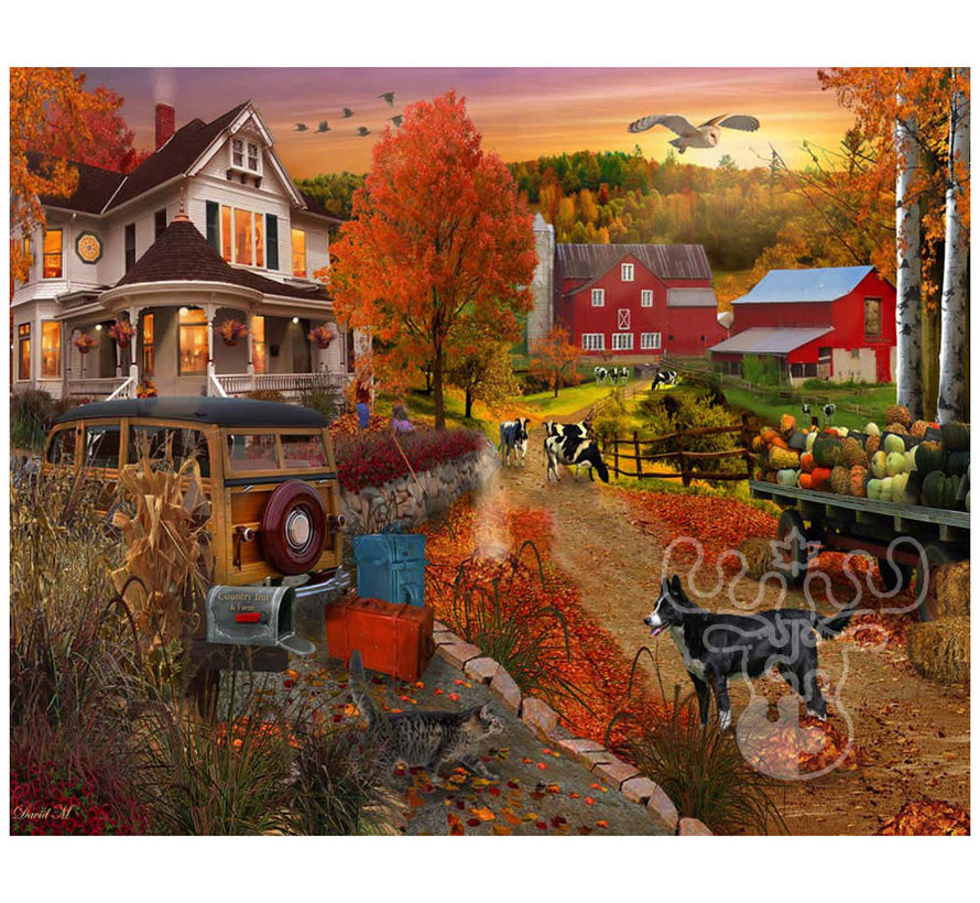 Vermont Christmas Co. Country Inn & Farm Puzzle 1000pcs