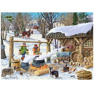 Vermont Christmas Company Vermont Christmas Co. Maple Syrup Time Puzzle 1000pcs