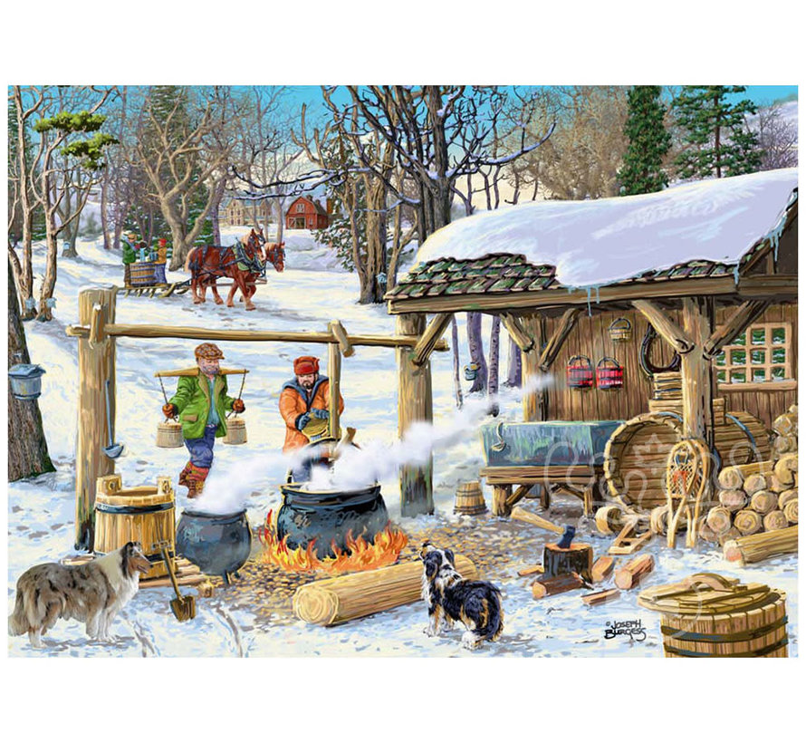 Vermont Christmas Co. Maple Syrup Time Puzzle 1000pcs