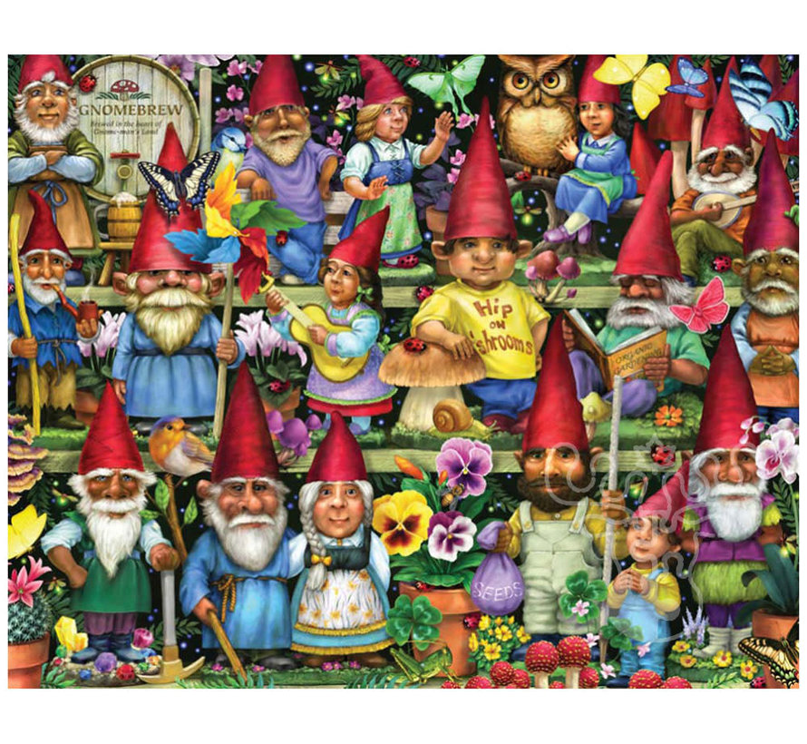 Vermont Christmas Co. Gnomes Galore Puzzle 1000pcs