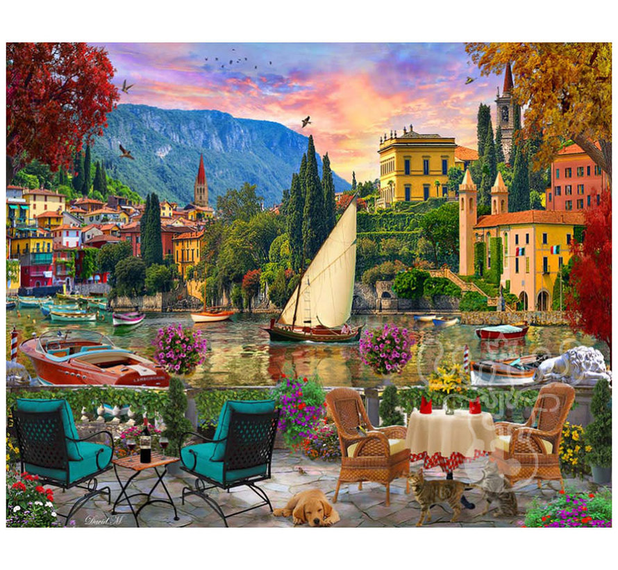 Vermont Christmas Co. Al Fresco Italy Puzzle 1000pcs