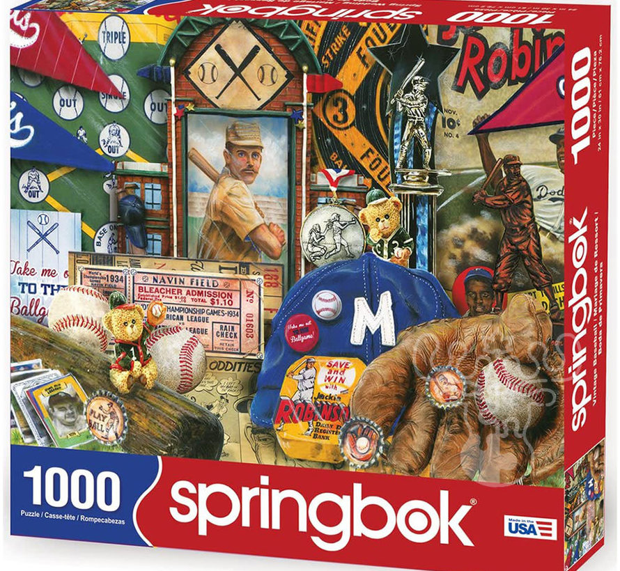 Springbok Vintage Baseball Puzzle 1000pcs