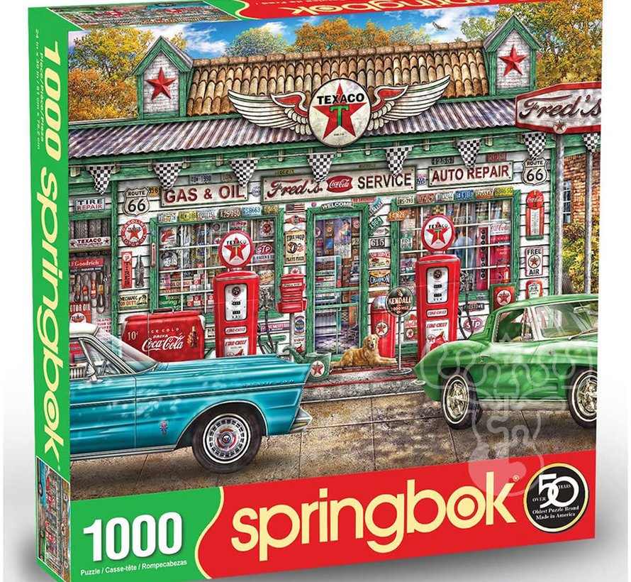 Springbok Fred's Service Station Puzzle 1000pcs