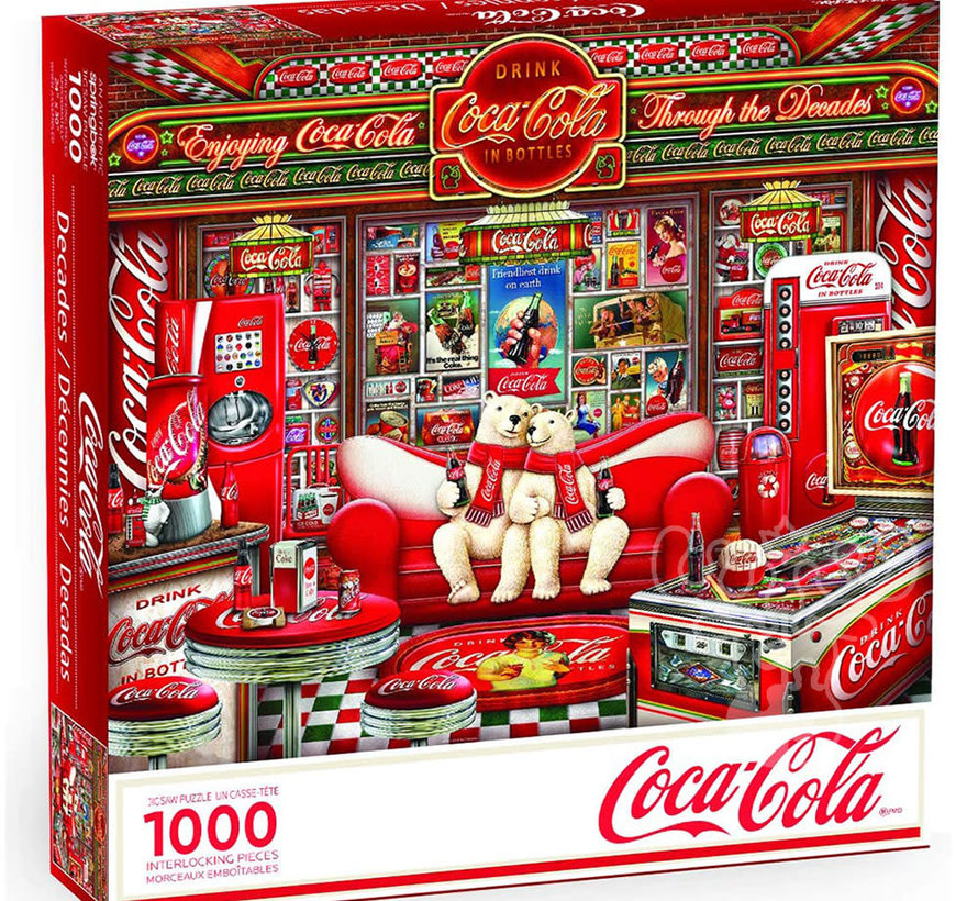 Springbok Coca-Cola Decades Puzzle 1000pcs