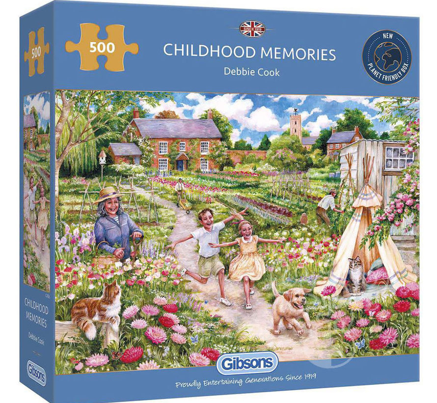 Gibsons Childhood Memories Puzzle 500pcs RETIRED