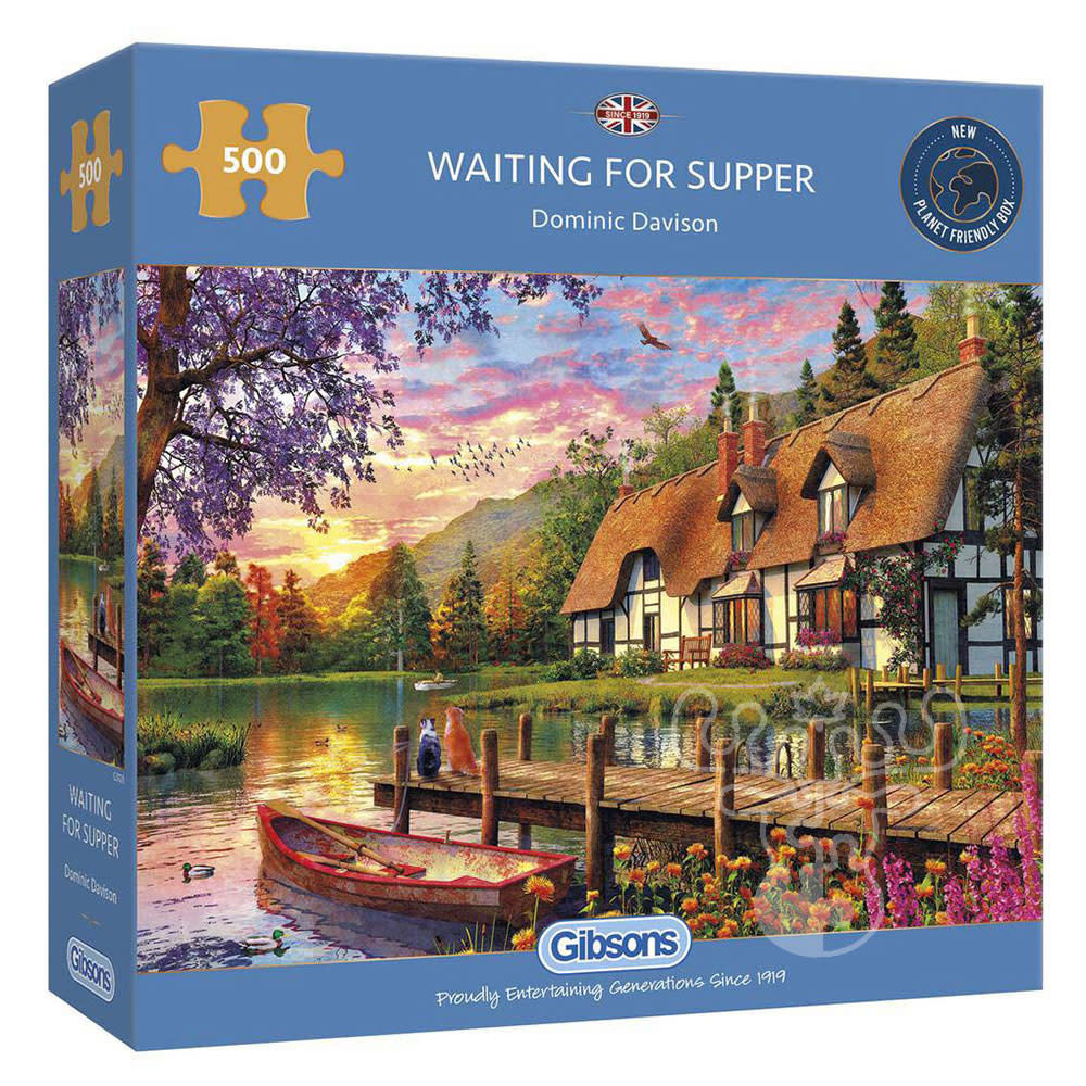 Gibsons Waiting for Supper Puzzle 500pcs Puzzles Canada