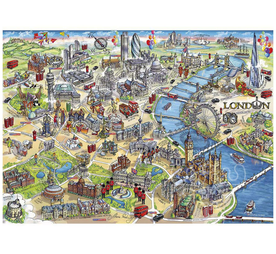 Gibsons London Landmarks Puzzle 1000pcs
