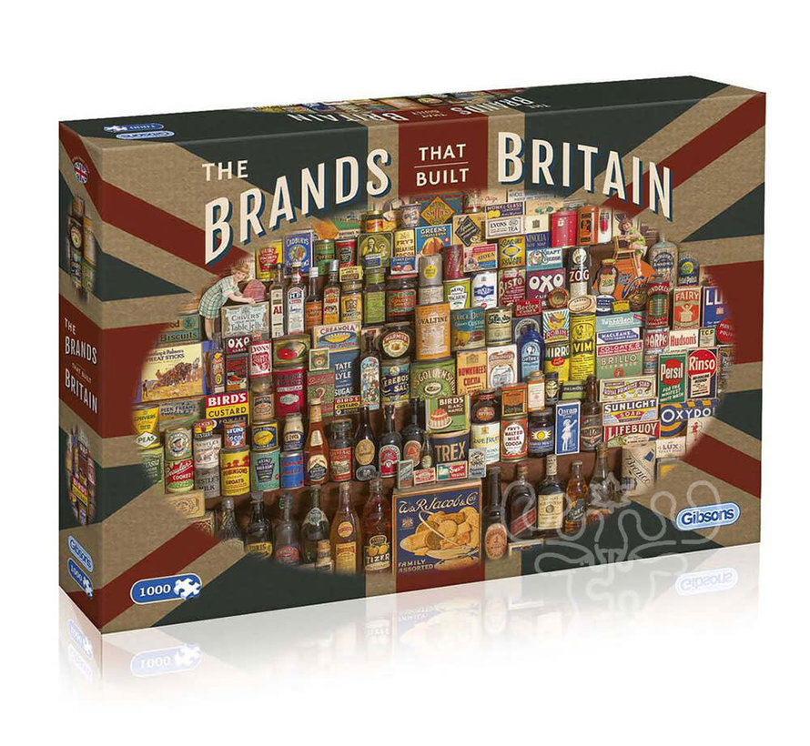 Gibsons The Brands That Built Britain Puzzle 1000pcs