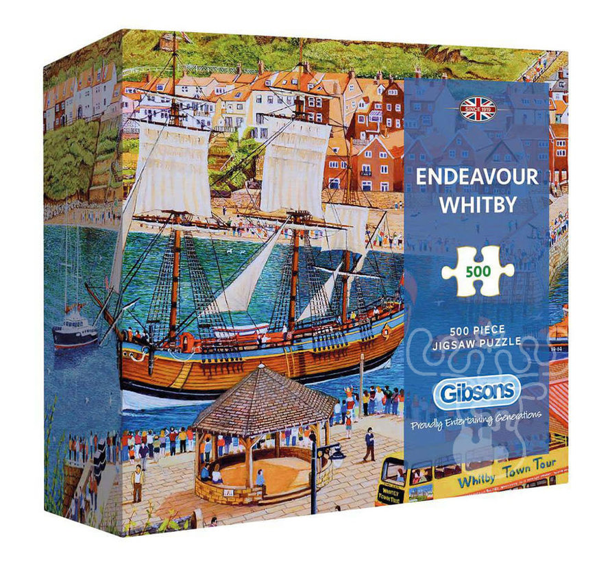 Gibsons Endeavour Whitby Puzzle 500pcs