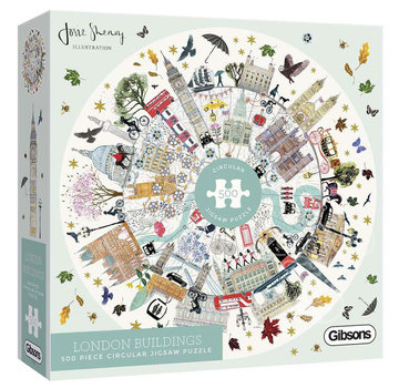 Gibsons Gibsons London Buildings Circular Puzzle 500pcs